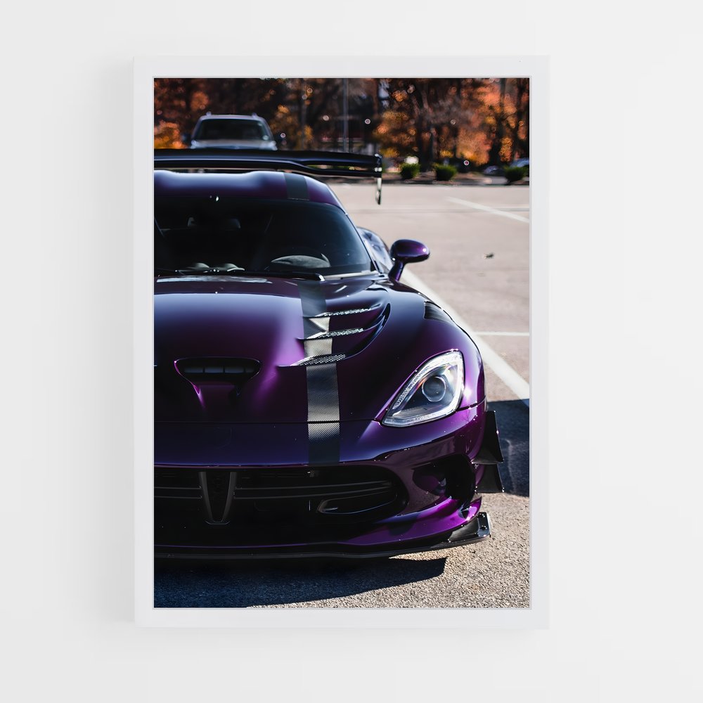 Poster Viper Électrique – affiche Dodge (vue 3)